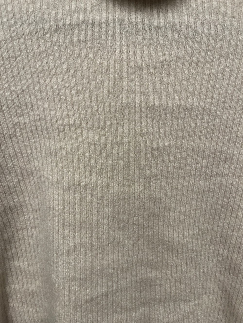 REFORMATION Luisa Cashmere Tan Ribbed Turtleneck Cropped Sweater, Size S - Picture 5 of 11